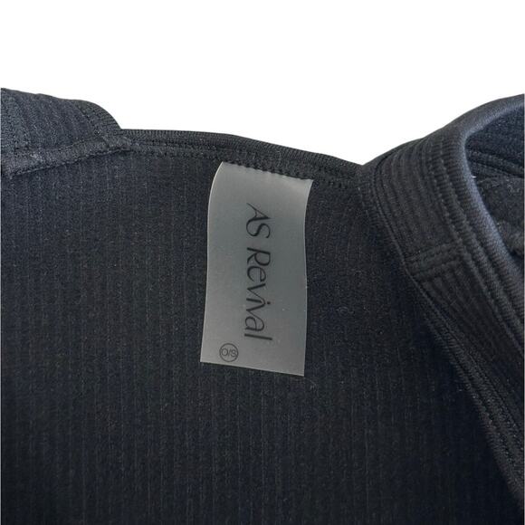AS REVIVAL ALTARD STATE Black Ribbed Tank One Size NWOT - Picture 2 of 3